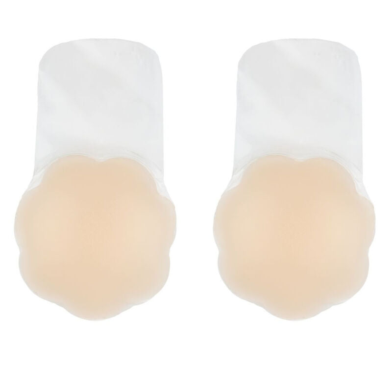 BYE-BRA - Sujetador push-up de silicona natural para realzar los senos, talla M