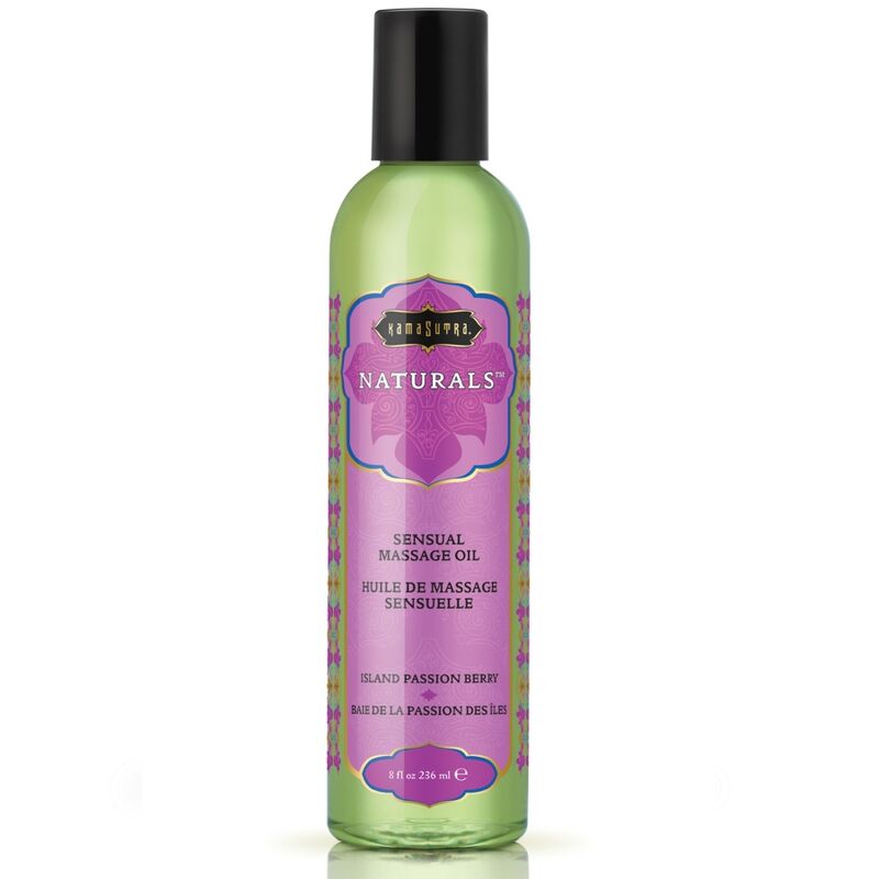 KAMASUTRA - ACEITE DE MASAJE NATURAL DE BAYAS DE LA PASIÓN 236 ML