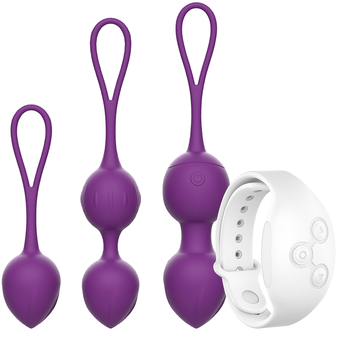 REWOLUTION - BOLAS VIBRATORIAS REWOBEADS CONTROL REMOTO CON TECNOLOGÍA WATCHME