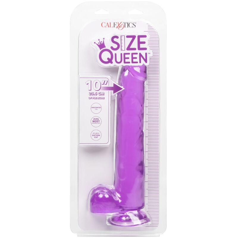 CALEXOTICS - DILDO QUEEN SIZE MORADO 25,5 CM