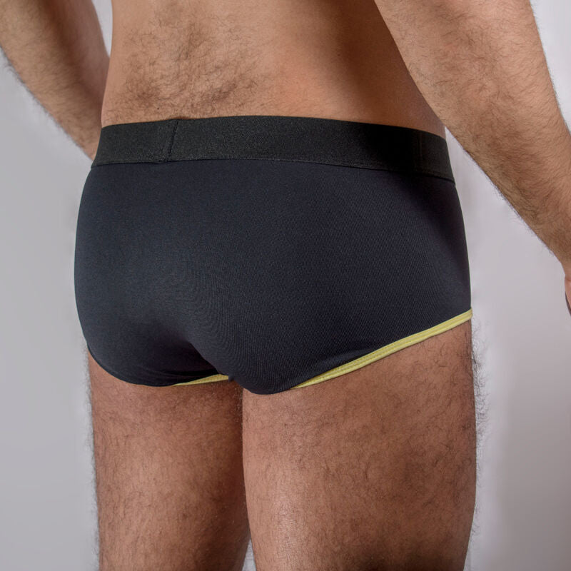 HOMBRE - MS24A ROPA INTERIOR CALZONCILLO AMARILLO OSCURO S