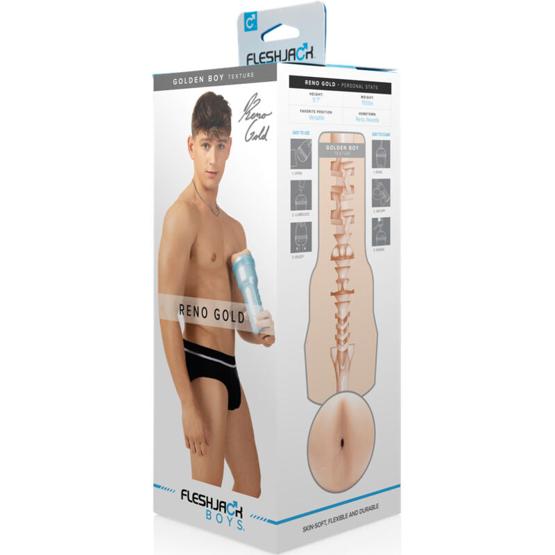 FLESHJACK - RENO GOLD GOLDEN BOY MASTURBADOR ANAL