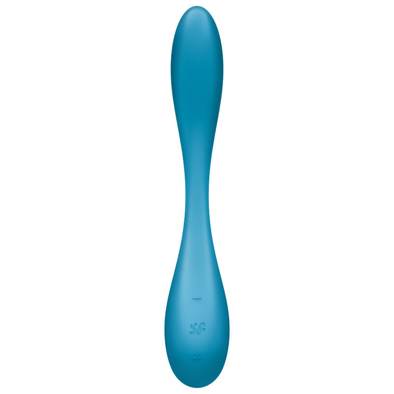 SATISFYER - VIBRADOR MULTIUSOS PUNTO G FLEX 5 AZUL
