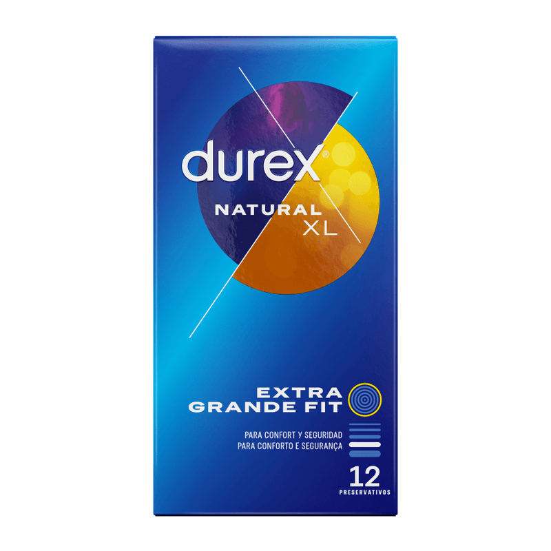 DUREX - NATURAL XL 12 UNIDADES - Intimate Vibes