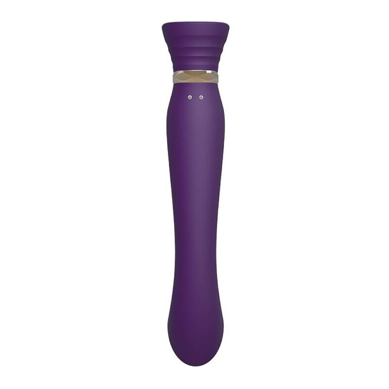 ZALO - VIBRADOR ELÉCTRICO QUEEN G-SPOT PULS WAVE PÚRPURA