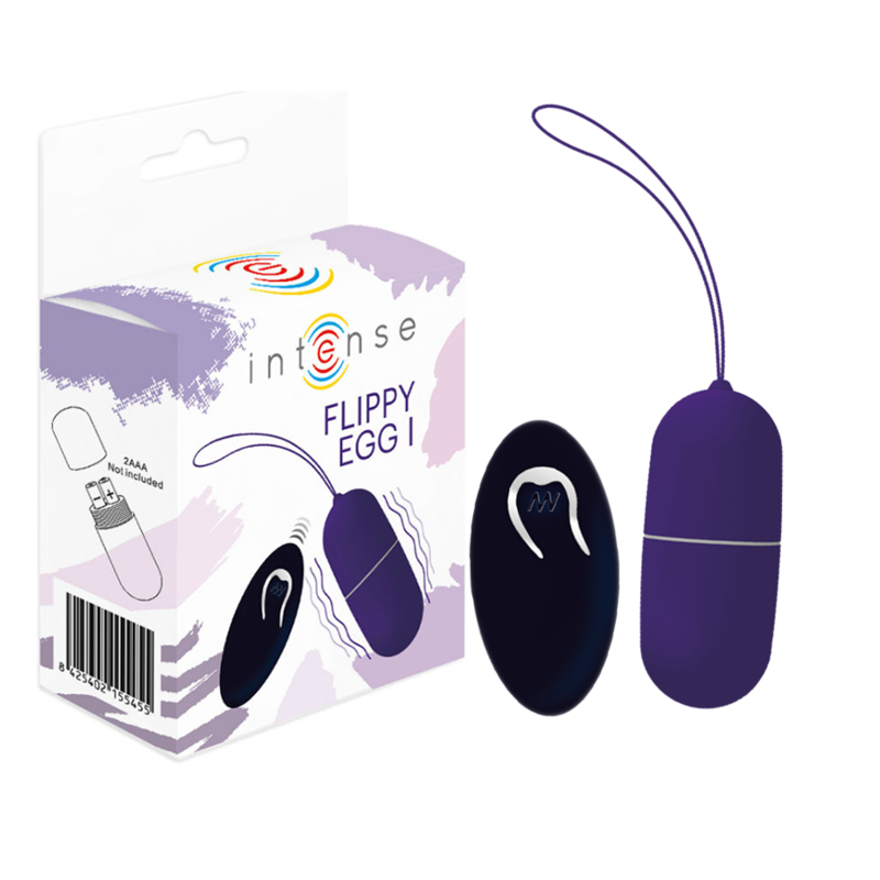 INTENSO - FLIPPY I OGG VIBRADOR CON CONTROL REMOTO MORADO