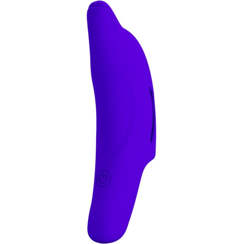ESTIMULADOR DE DEDOS AZUL OSCURO POTENTE DELPHINI