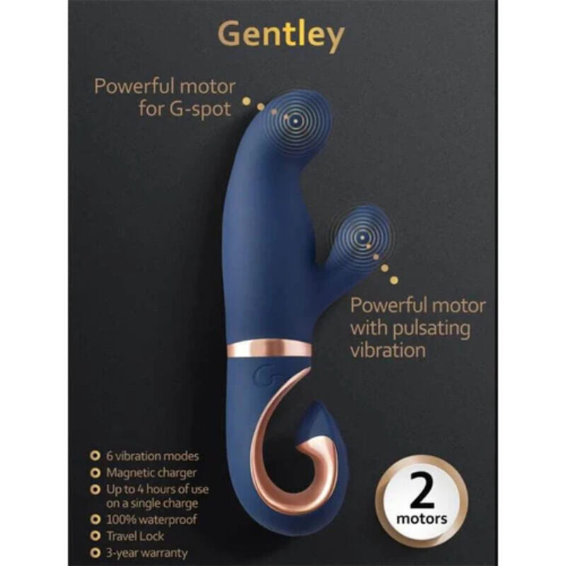 G-VIBE - VIBRADOR SUAVE PARA EL PUNTO G AZUL CARIBEÑO