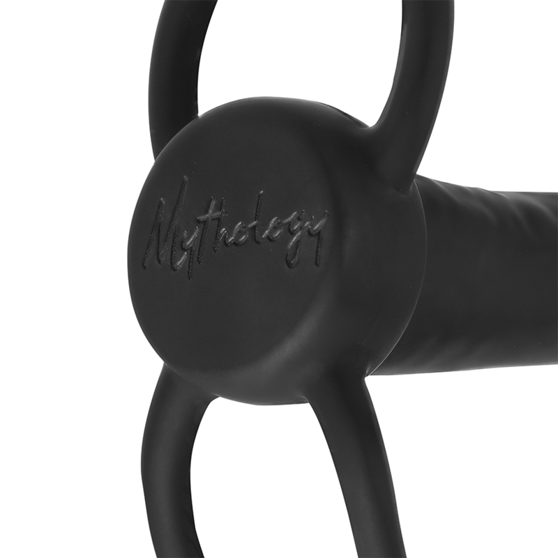 MITOLOGÍA - DILDO ANAL COBI ONYX CON ANILLO PARA PENE Y TESTIGOS 13 CM SILICONA