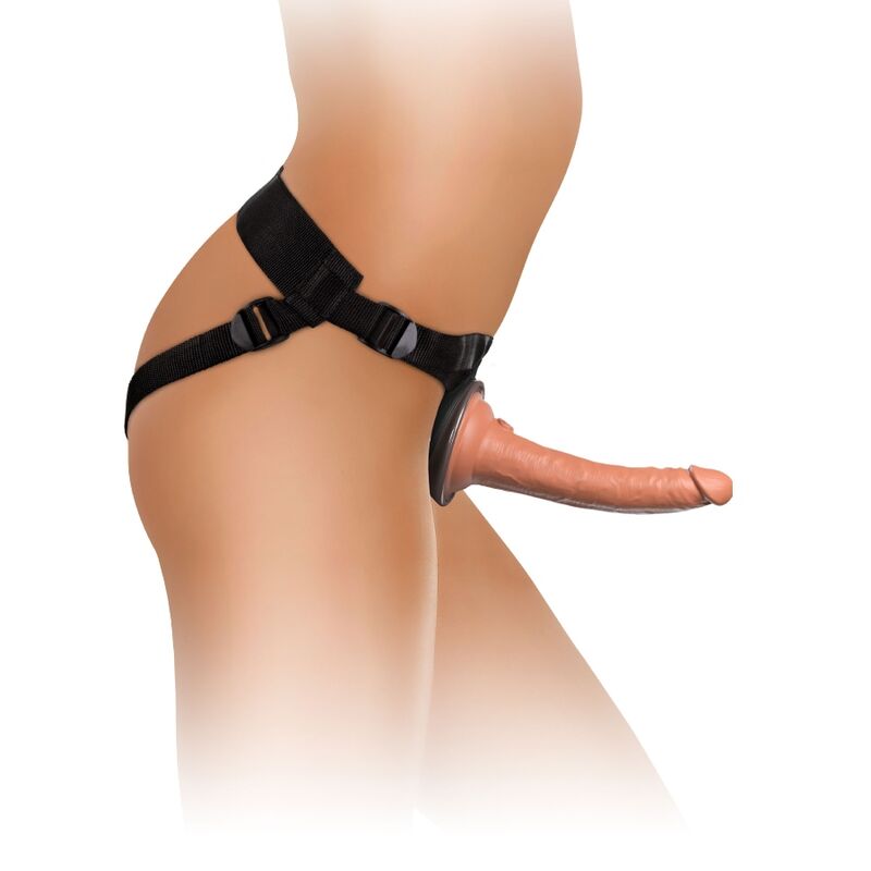 KING COCK - ARNÉS AJUSTABLE CÓMODO ELITE CON DILDO DE 17,8 CM