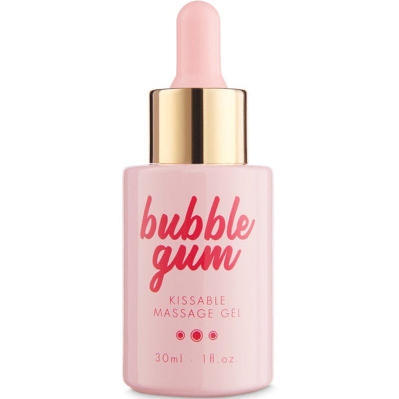 BIJOUX - KIT DE JUEGO BUBBLEGUM INDISCRETS CON ACEITE EN GEL Y BRILLO DE LABIOS