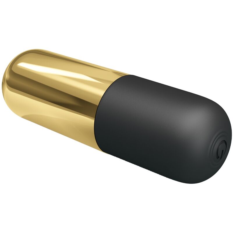 VIBRADOR BALA RECARGABLE DORADO