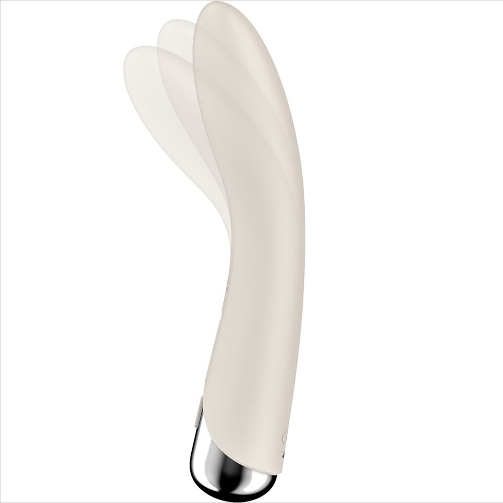 SATISFYER - VIBRADOR GIRATORIO BEIGE 1 PUNTO G BEIGE