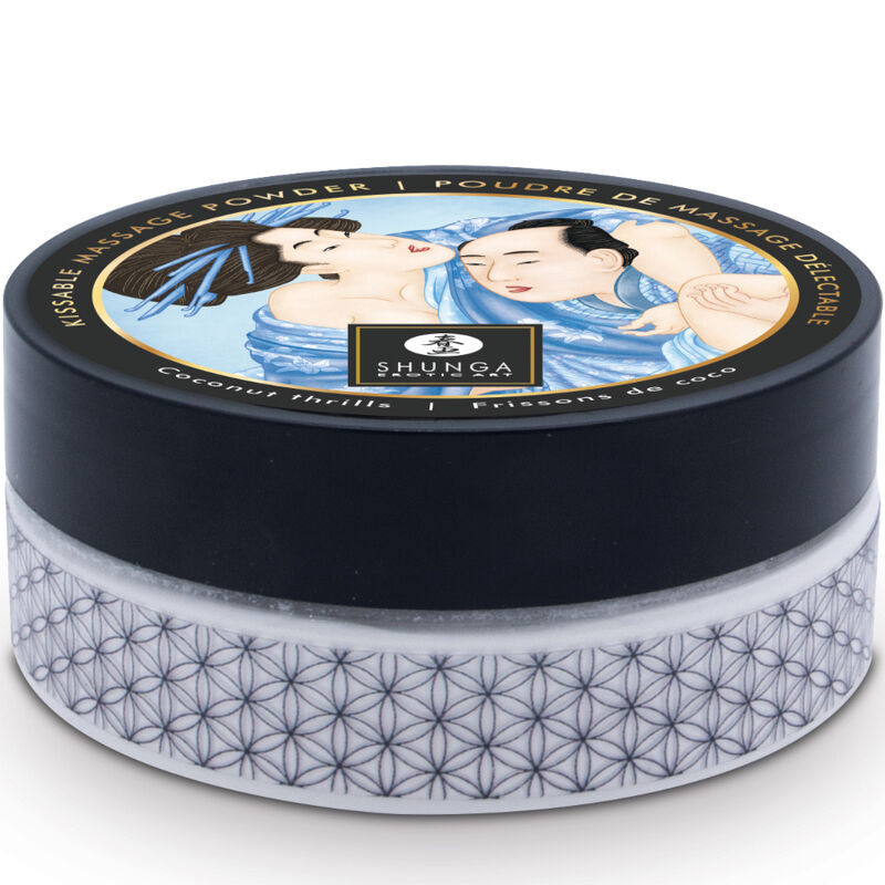 SHUNGA - KIT DE MASAJE CON POLVO DE COCO COMESTIBLE