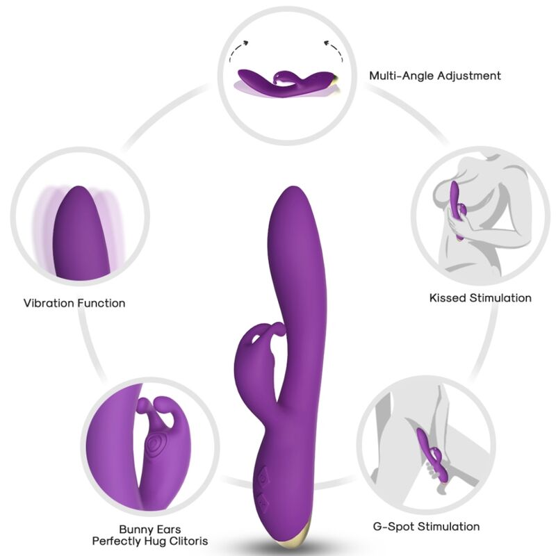 ARMONY - VIBRADOR CONEJO MORADO BONNIE