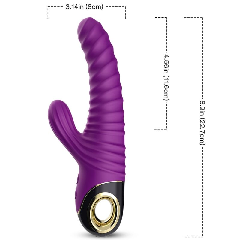 ARMONY - VIBRADOR DE SILICONA PÚRPURA ETERNITY