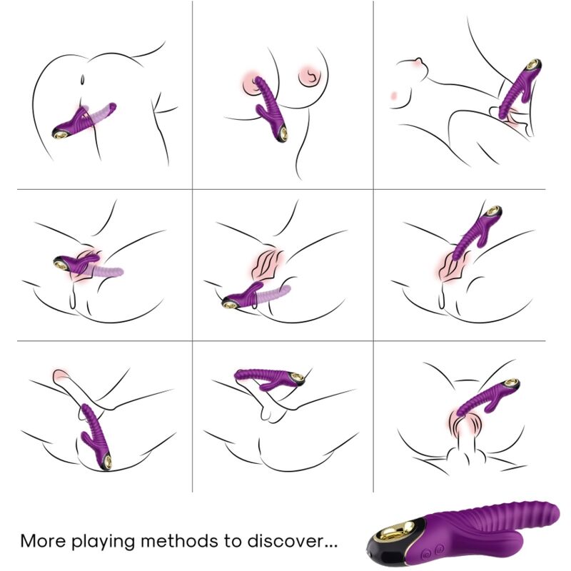 ARMONY - VIBRADOR DE SILICONA PÚRPURA ETERNITY