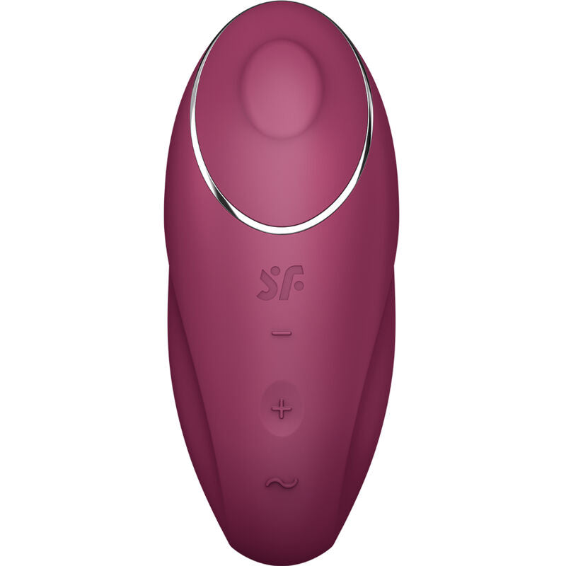SATISFYER - TAP & CLIMAX 1 VIBRADOR DE APOYO ROJO