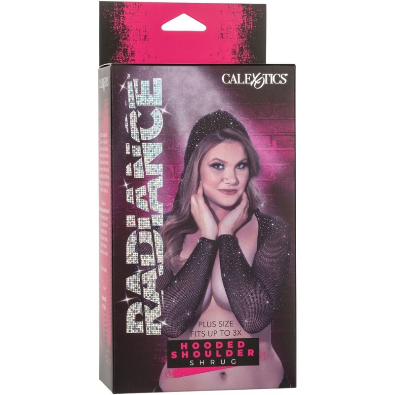 CALEXOTICS - RADIANCE - CAMISETA CON CAPUCHA Y HOMBROS EN TALLA GRANDE