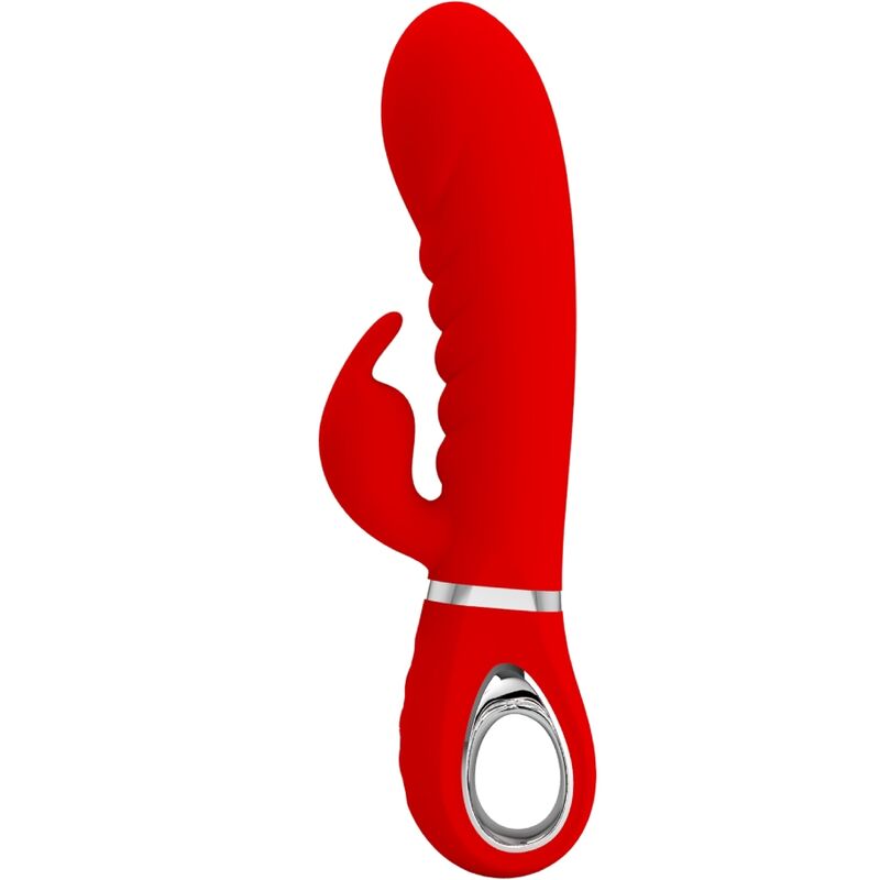 PRETTY LOVE - VIBRADOR MULTIFUNCIÓN PUNTO G ROJO PRESCOTT