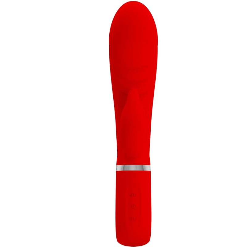 PRETTY LOVE - VIBRADOR MULTIFUNCIÓN PUNTO G ROJO PRESCOTT