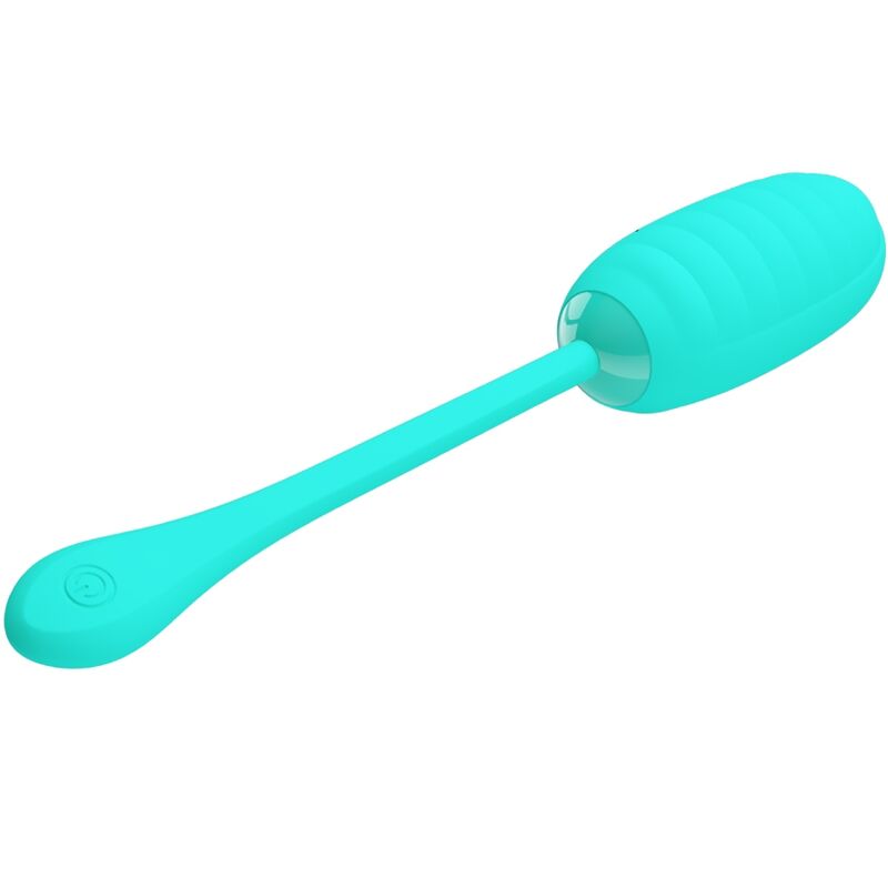 PRETTY LOVE - HUEVO VIBRADOR RECARGABLE KIRK AQUA GREEN