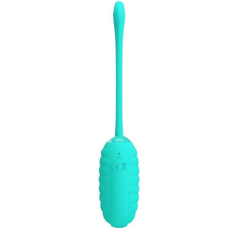 PRETTY LOVE - HUEVO VIBRADOR RECARGABLE KIRK AQUA GREEN