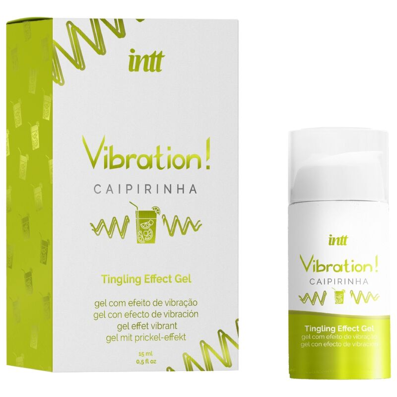 INTT - POTENTE ESTIMULANTE ÍNTIMO CAIPIRINHA GEL LIQUIDO VIBRANTE 15 ML