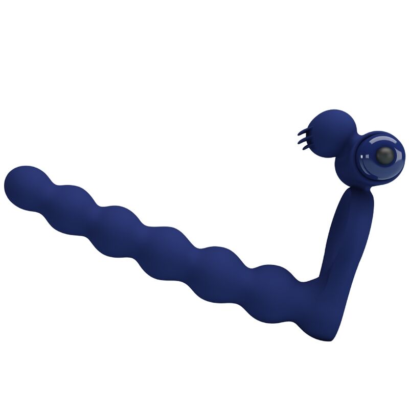PRETTY LOVE - ANILLO VIBRADOR AJMAL CON TAPÓN AZUL