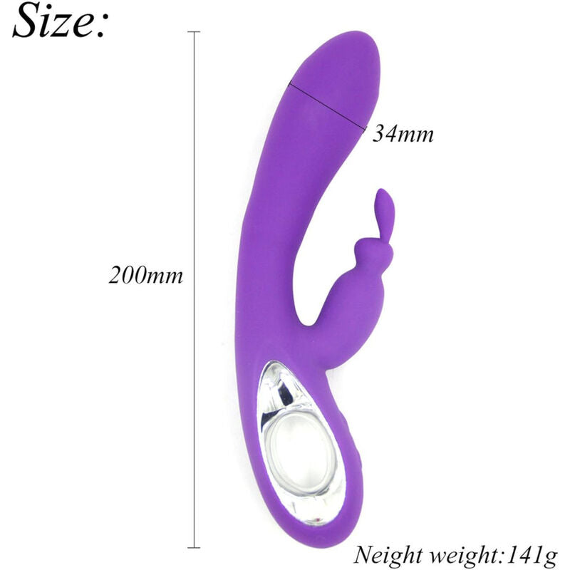 ARMONY - VIBRADOR CON ANILLO CON TIRADOR DE CONEJO BELLA VIOLET