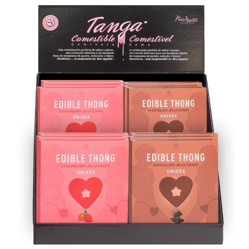 JUEGO SECRETO - TANGA DE CHICLE DE CHOCOLATE