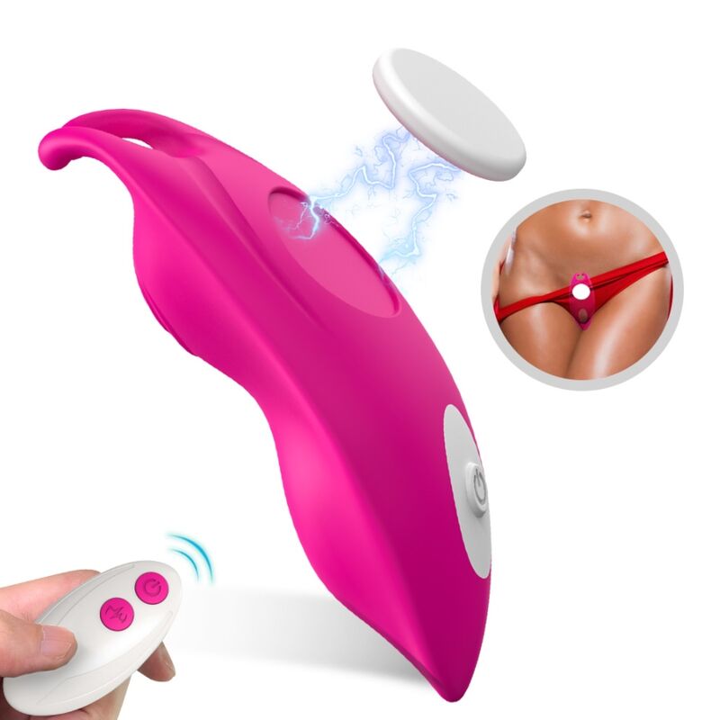 ARMONY - PANTALÓN VIBRADOR CON CONTROL REMOTO PUNTO G HONEY BEE FUCSIA