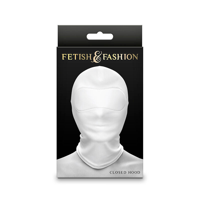 NOVEDADES NS - FETICHE Y MODA CAPUCHA DE NYLON BLANCA CON CREMALLERA