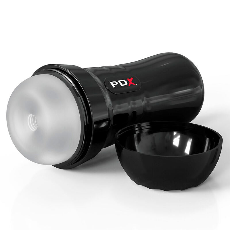 PDX EXTREME - SLIDE & GLIDE SELF-LUBRICATING MASTURBATOR TRANSPARENT