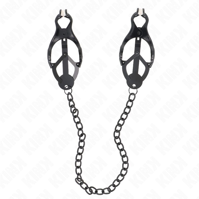 KINK - ALICATE JAPONÉS TRÉBOL CON CADENA NEGRA 30 CM