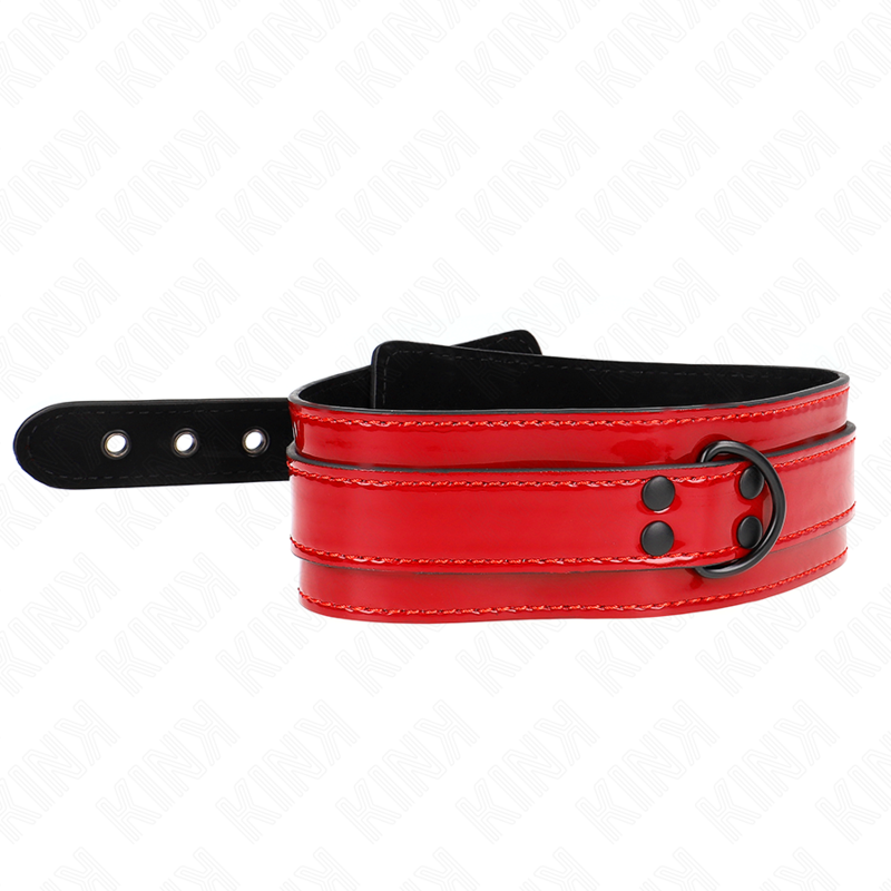KINK - COLLAR AJUSTABLE VINO TINTO 37,5-49,5 CM X 5 CM