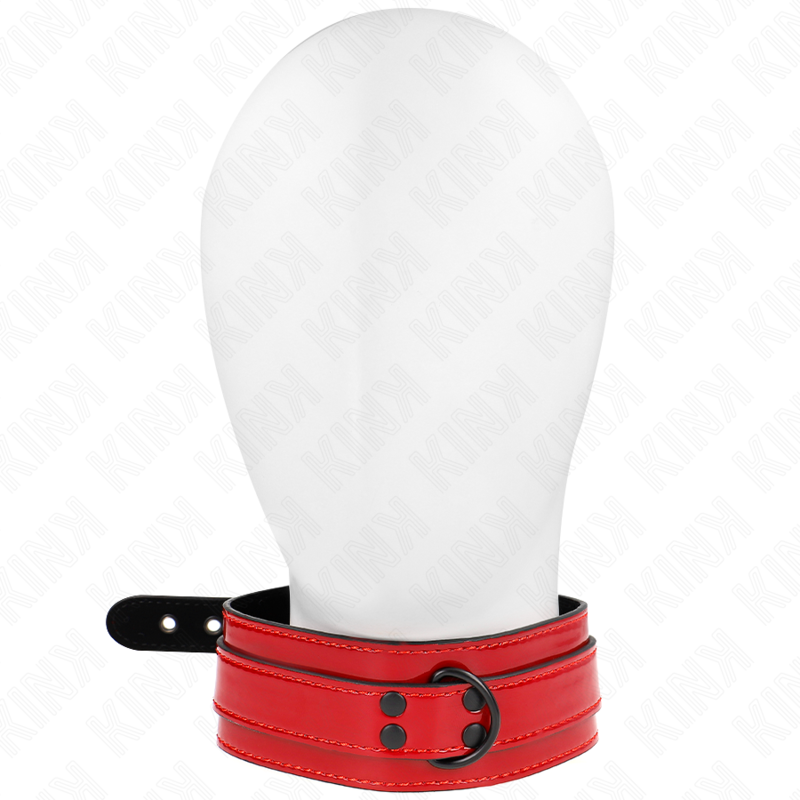 KINK - COLLAR AJUSTABLE VINO TINTO 37,5-49,5 CM X 5 CM