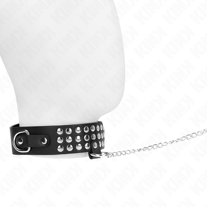 KINK - COLLAR CON CORREA 65 CM CON BRILLANTES AJUSTABLES 37-42 CM X 5,3 CM