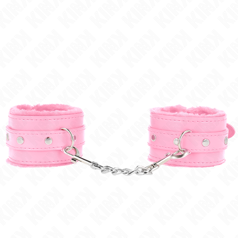 KINK - MUÑECAS CON FORRO DE CUERO ROSA DE PRIMERA CALIDAD Y CINTURÓN ROSA AJUSTABLE 17-29 CM X 6 CM