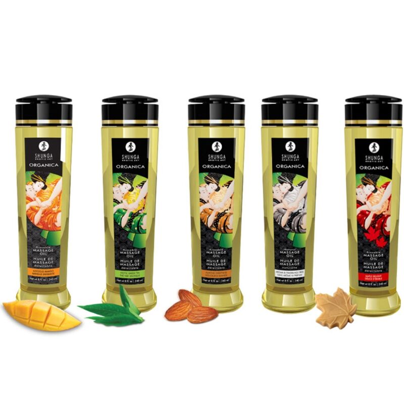 SHUNGA - ACEITE DE MASAJE DE MANGO ORGÁNICO 240 ML