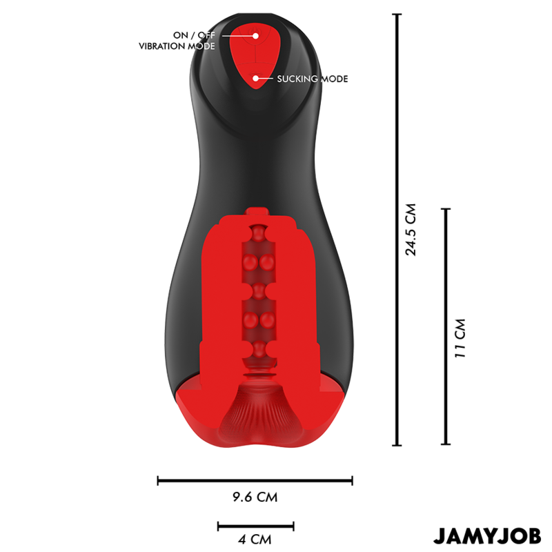 JAMYJOB - MASTURBADOR AUTOMÁTICO CORE-X 5 MODOS DE SUCCIÓN Y VIBRACIÓN