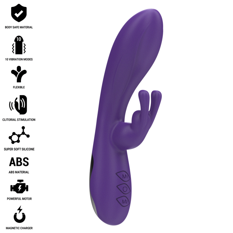 INTENSE - VIBRADOR RANDALL RABBIT 10 VIBRACIONES MORADO