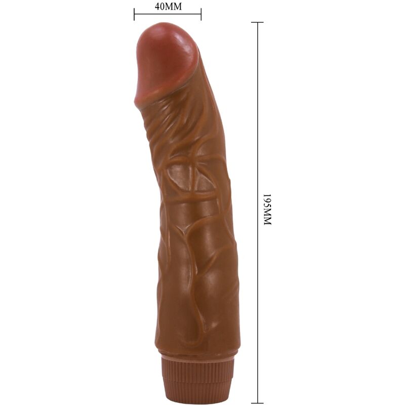 CALEXOTICS - PREGOS DE SILICONE 15.24 CM CASTANHO