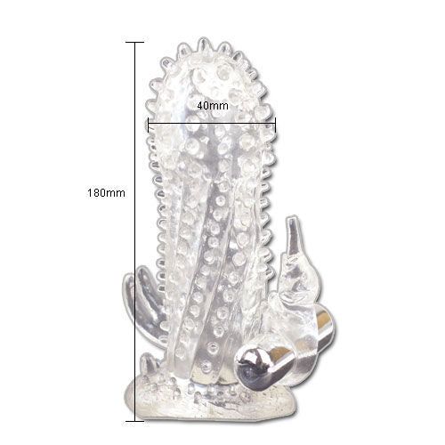 BAILE - BRAVE MAN RABBIT VIBRATOR EXTENDED PENIS