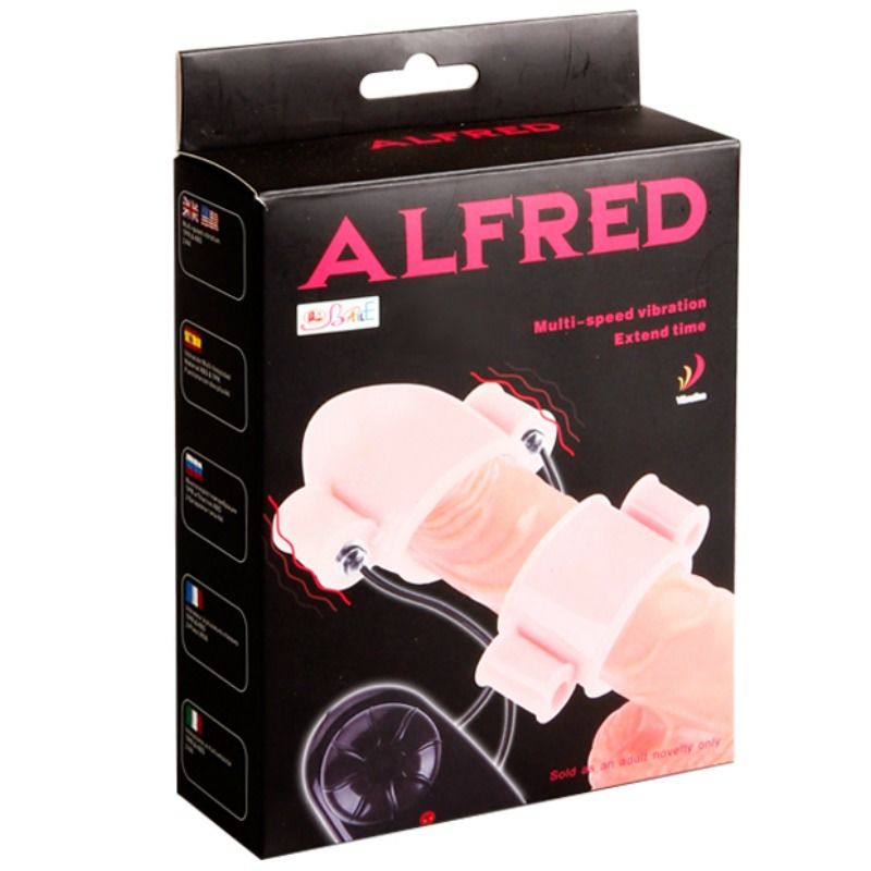 BAILE - FUNDAS VIBRATORIAS PARA PENE ALFRED CON CONTROL