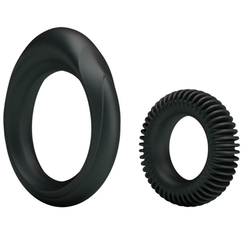 BAILE - KIT 2 ANILLOS DE SILICONA ANILLO MASCULINO