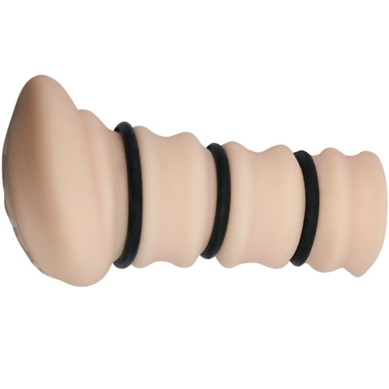 CRAZY BULL - MASTURBADOR CON ANILLOS VAGINALES MODELO 2