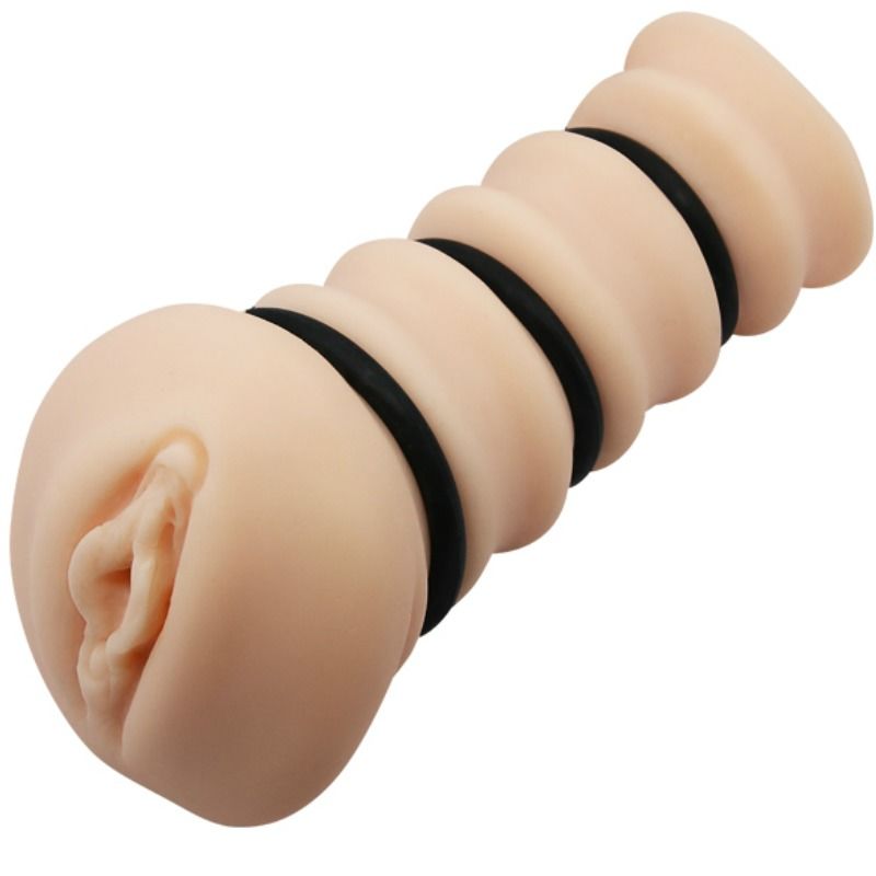 CRAZY BULL - MASTURBADOR CON ANILLOS VAGINALES MODELO 2