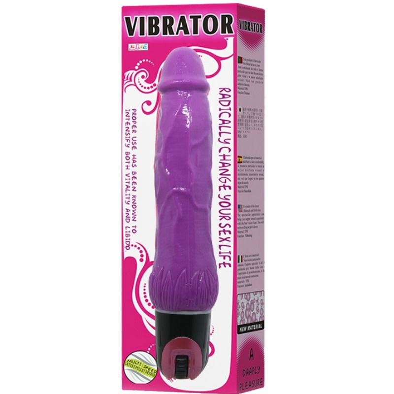 BAILE - VIBRADOR MULTIVELOCIDAD DAAPLY PLEASURE PÚRPURA
