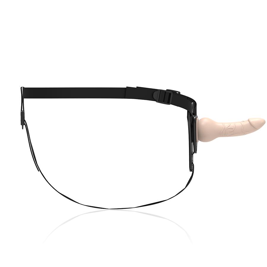 ARNÉS FETICHE SUMMISSIVE - SILICONA REALISTA CARNE 16CM